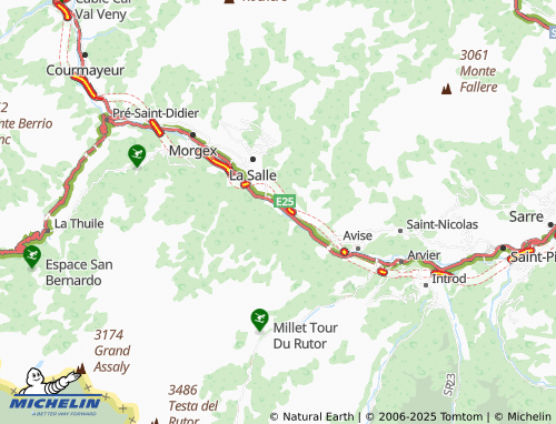 MICHELIN Derby map - ViaMichelin