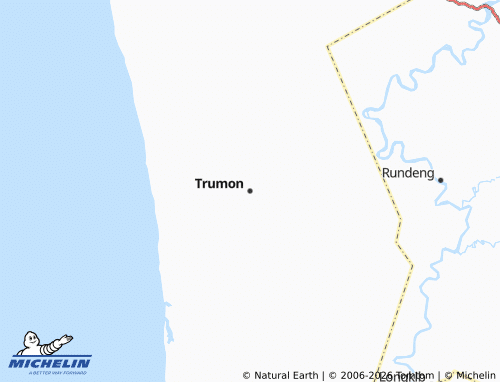 MICHELIN Trumon map - ViaMichelin
