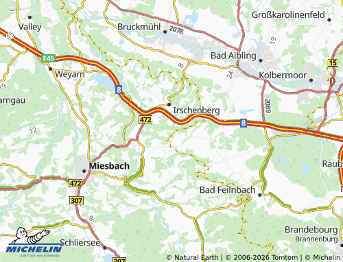 MICHELIN Alb map - ViaMichelin