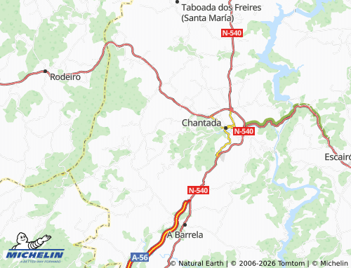 MICHELIN-Landkarte A Moreira - ViaMichelin