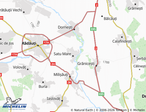 Mappa MICHELIN Satu Mare - ViaMichelin