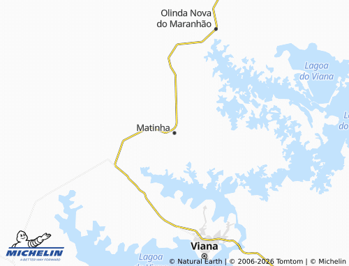 MICHELIN-Landkarte Matinha - ViaMichelin