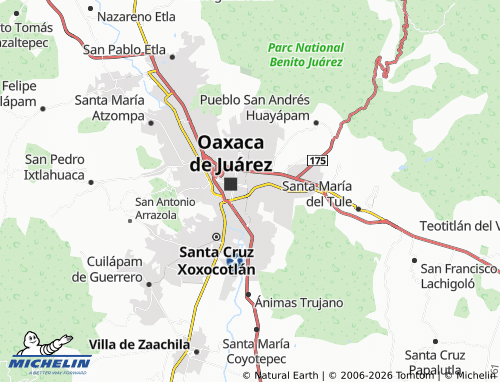 Kaart MICHELIN José Vasconcelos - ViaMichelin