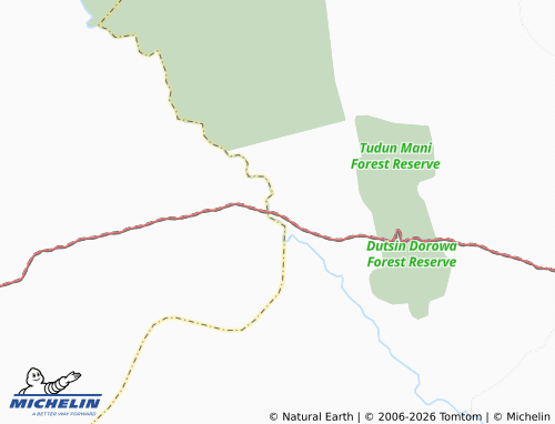 MICHELIN Dan-Sabo map - ViaMichelin