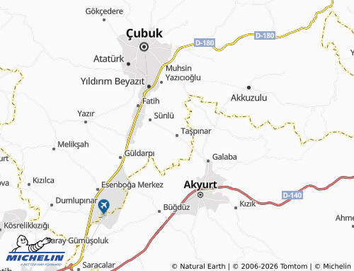 Mappa MICHELIN Taşpınar - ViaMichelin