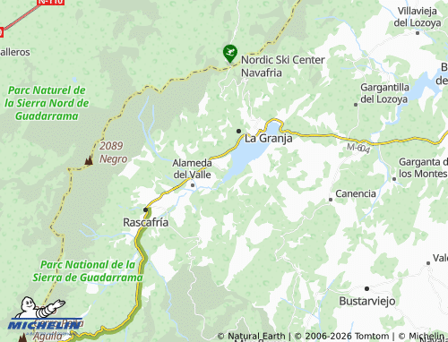 MICHELIN-Landkarte Pinilla del Valle - ViaMichelin