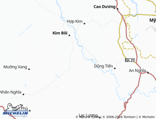Mapa MICHELIN Cuối Hạ - ViaMichelin