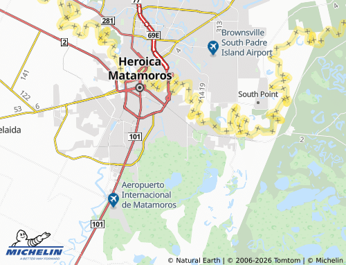 MICHELIN Paraíso map - ViaMichelin