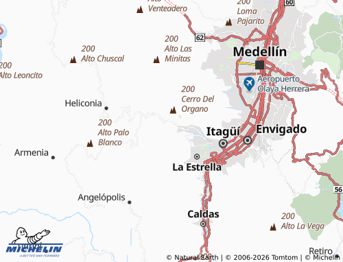 Carte MICHELIN Suburbano Potrerito - ViaMichelin