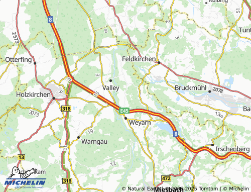 MICHELIN Fentbach map - ViaMichelin