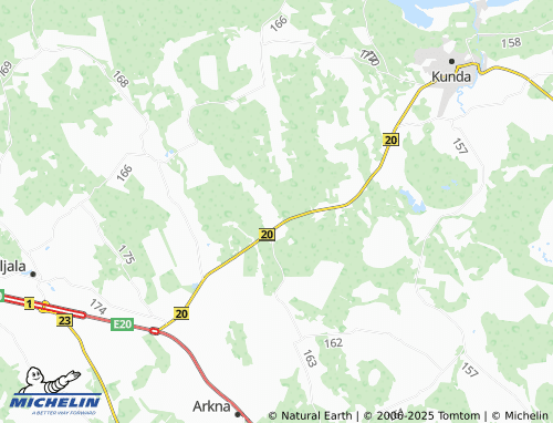 MICHELIN Katela map - ViaMichelin