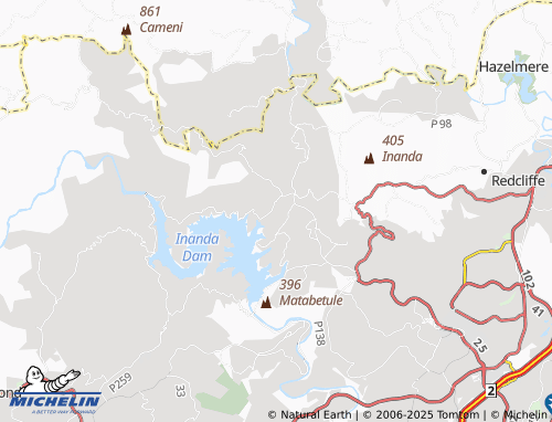 MICHELIN Senzokuhle map - ViaMichelin
