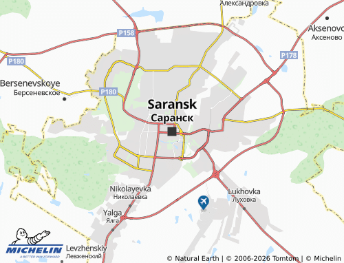MICHELIN-Landkarte Saransk - ViaMichelin