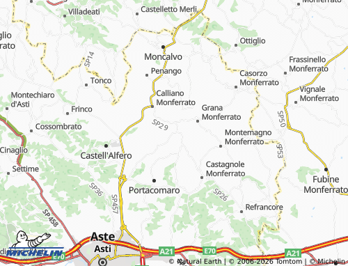 Kaart MICHELIN San Desiderio - ViaMichelin