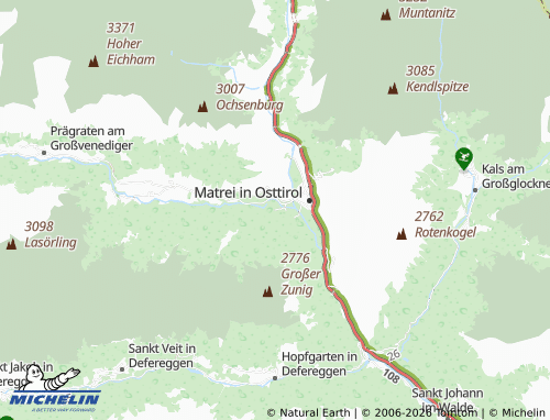 MICHELIN Ganz map - ViaMichelin