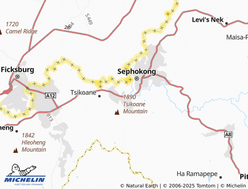 MICHELIN Matukeng map - ViaMichelin