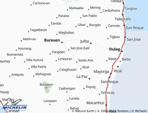 MICHELIN Pusod map - ViaMichelin