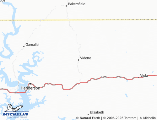 Mapa MICHELIN Vidette - ViaMichelin