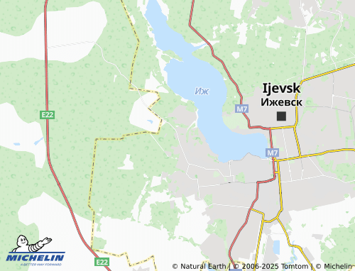 MICHELIN Malinovaya Gora-2 map - ViaMichelin