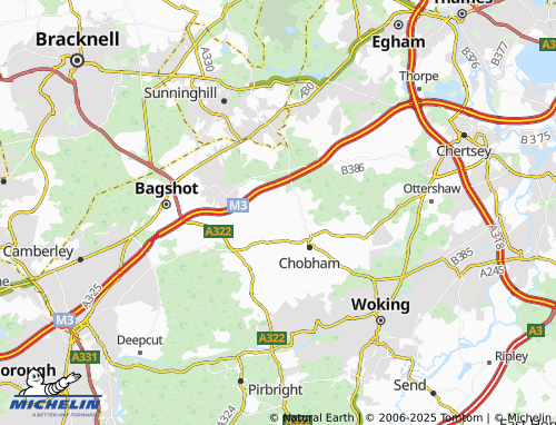 Mappa MICHELIN Westcroft Park - ViaMichelin