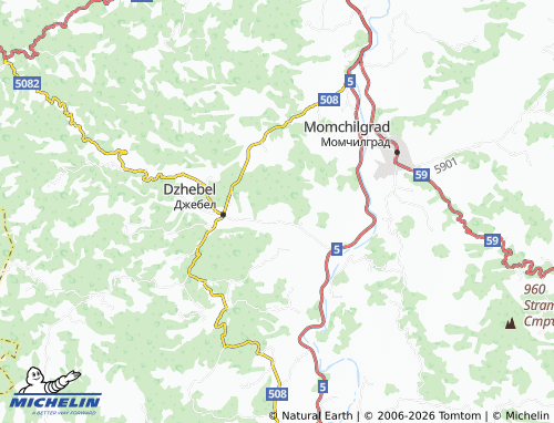 Mappa MICHELIN Podvrah - ViaMichelin