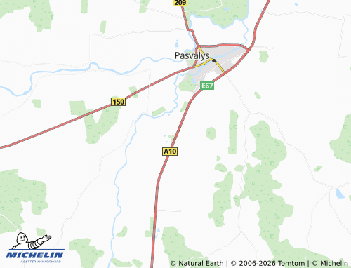 Mappa MICHELIN Talačkoniai - ViaMichelin