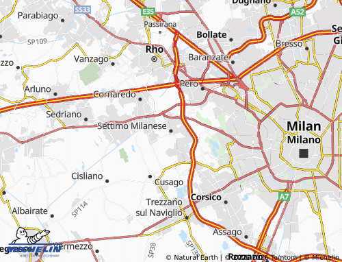 Mapa MICHELIN Settimo Milanese - ViaMichelin