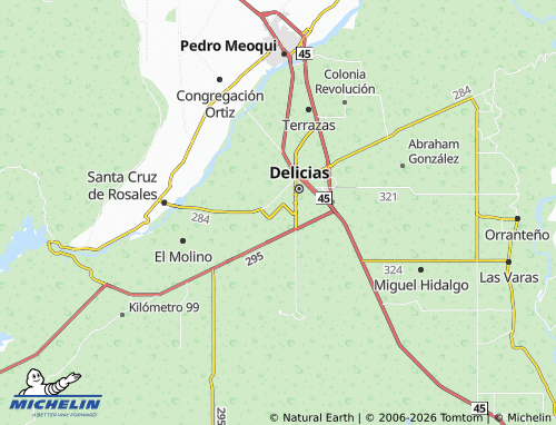 Mappa MICHELIN San Patricio - ViaMichelin