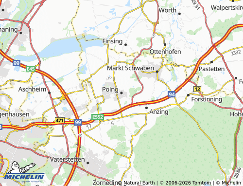 MICHELIN Poing map - ViaMichelin