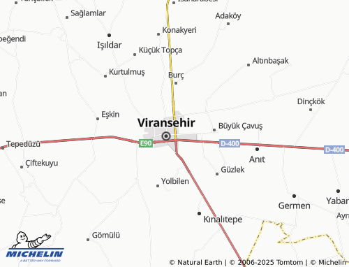 MICHELIN Selahaddin Eyyubi map - ViaMichelin