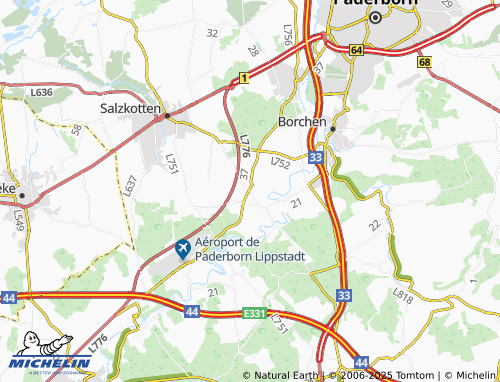 MICHELIN Oberntudorf map - ViaMichelin