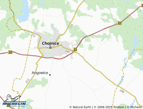MICHELIN Pawłówko map - ViaMichelin