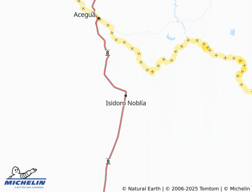 MICHELIN Isidoro Noblia map - ViaMichelin