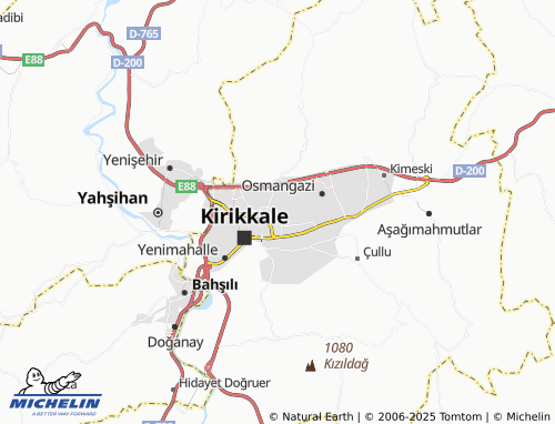 MICHELIN Sanayi map - ViaMichelin