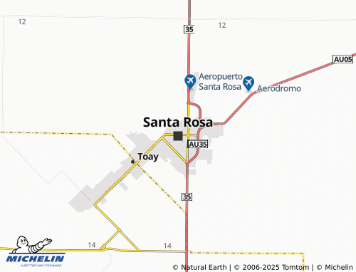 MICHELIN Santa Rosa map - ViaMichelin