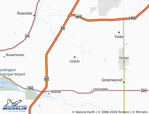 Carte MICHELIN Union - ViaMichelin