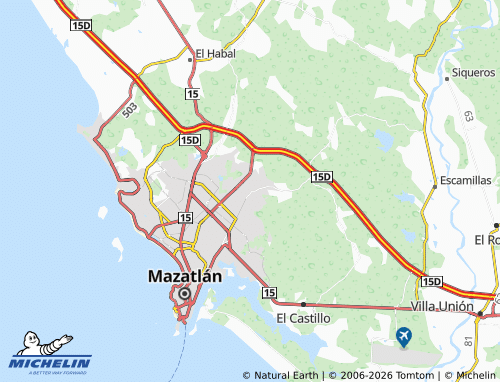 Mappa MICHELIN Progreso - ViaMichelin