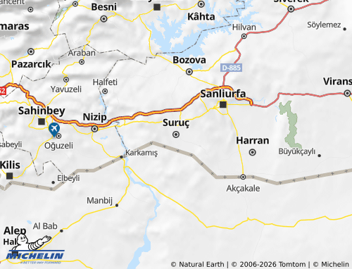 MICHELIN Suruç map - ViaMichelin