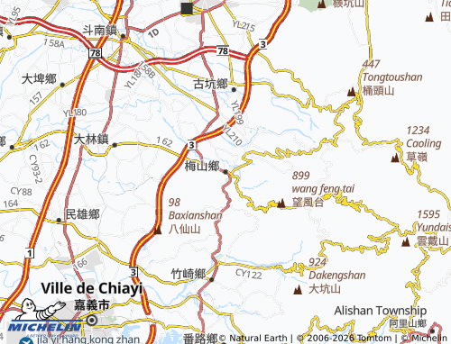 Mappa MICHELIN mei shan xiang - ViaMichelin