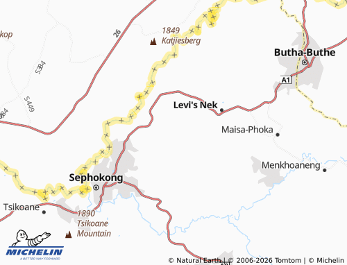 MICHELIN Ha Ramabanta map - ViaMichelin