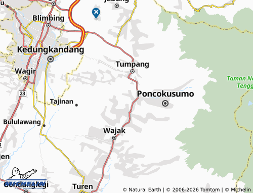 MICHELIN Wonomulyo map - ViaMichelin