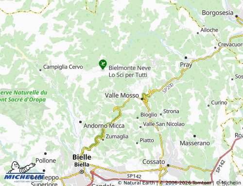 Mapa MICHELIN Veglio - ViaMichelin