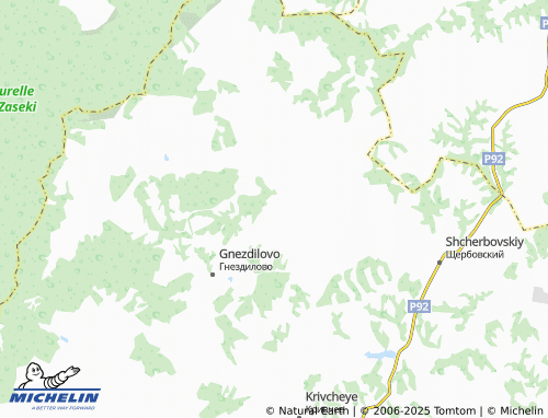 MICHELIN Babenka map - ViaMichelin