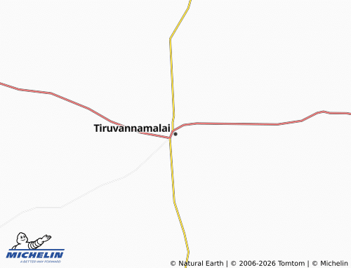 Carte MICHELIN Tiruvannamalai - ViaMichelin
