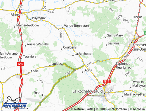 Mapa MICHELIN La Rochette - ViaMichelin