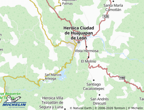 Kaart MICHELIN Juquila - ViaMichelin