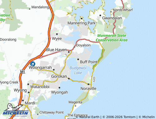 Mapa MICHELIN Buff Point - ViaMichelin