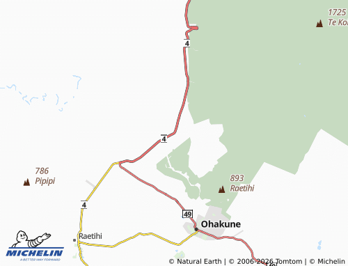 Mapa MICHELIN Horopito - ViaMichelin