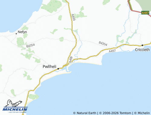Mappa MICHELIN Abererch - ViaMichelin