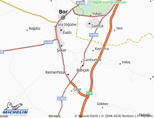 Mapa MICHELIN Saray - ViaMichelin